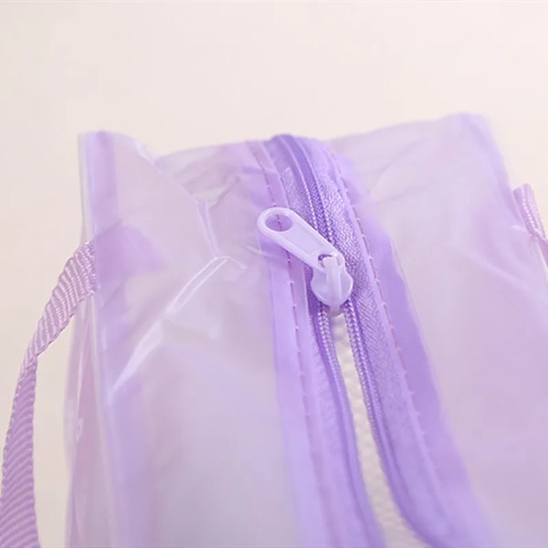Vattentät PVC kosmetisk förvaringsväska, blommig genomskinlig toalettväska för kvinnor Creative Home Outing Kompressionsduschväska PL