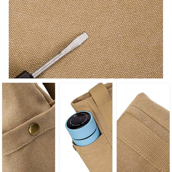 A4 Stor kvinnlig tygväska Canvas Tyg Axelväska Dam Stor Casual Canvas Bag Handväskor för kvinnor Skola Tonåring Damer Dark Gray