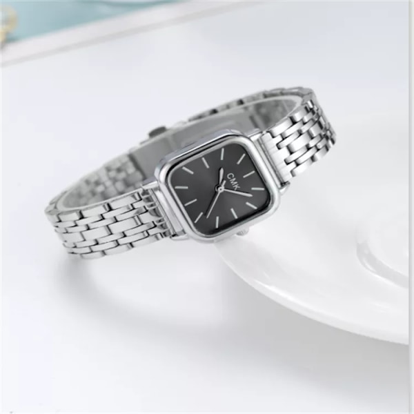 Ny watch Mode dam stålkedja noble quartz watch födelsedagspresent women watch(.557)