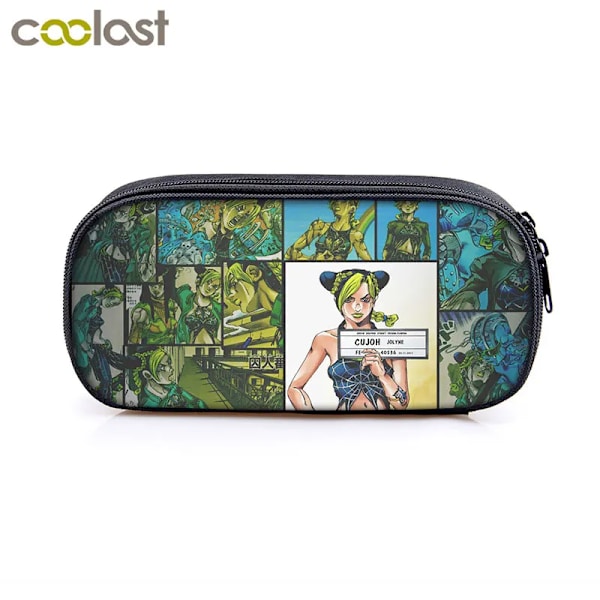 Anime Jojo Bizarre Adventure / Killer Queen Kosmetikfodral Pennhållare Pojkar Flickor Stationär väska Skolmaterial Case dqbbjojo10