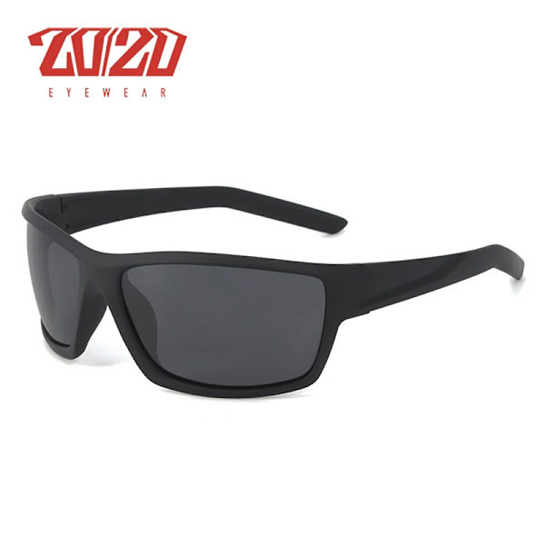 Polariserade glasögon Herr Dam Solglasögon Utomhussportglasögon Böjbåge Camping Vandring Glasögon UV400 Solglasögon PL84 C1 Matte Smoke Polarized