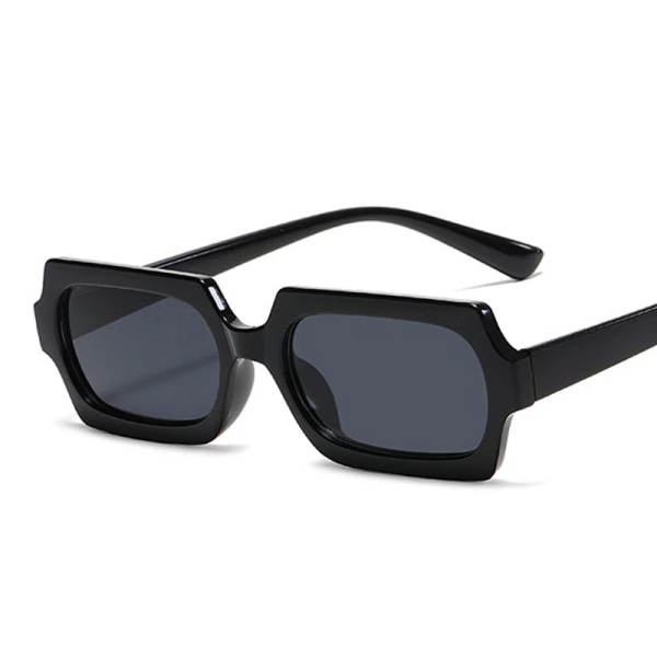 Vintage fyrkantiga solglasögon damer Kvinna Liten ram Skärmar Solglasögon Godis Färger Mode Polygon Lunette De Soleil Femme Beige Other