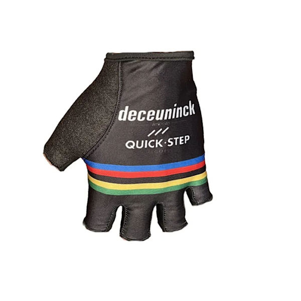 INEOS QUICK STEP NIPPO Team One Pair Half Finger Cykelhandskar MTB Road Mountain Bike Bicycle Gel Handskar 2021 QUICK STEP M