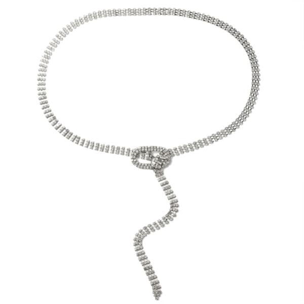 Snyggt strassbälte Kvinnor Midjebälte Kvinnligt Dagligt Bling Bling Dubbat Korsettbälte för tonåringar Flicka Modebälte Rectangular buckle w