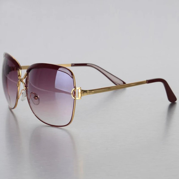 RunBird Mode Solglasögon Dam Båge Populärt lyxmärke Designer Solglasögon Solglasögon Infantil Oculos De Sol Feminino R547 Wine Red