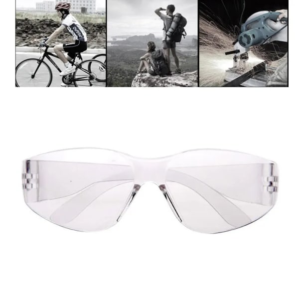 Nya Cykelsolglasögon Utomhussport Cykelglasögon Vindruteglasögon Unisex Kantlös Sport Motorcykelåkning Transparent