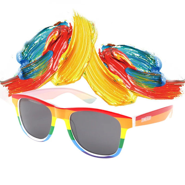 Begreat Oculos Lunette De Soleil Femm Klassiska Retro rektangulära solglasögon Dammärke Retro Resor Regnbågssolglasögon Multicolor multi