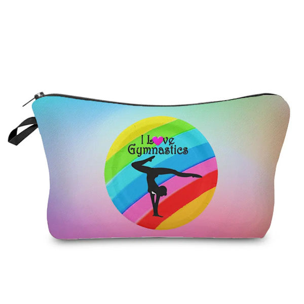 Sminkväska Mode Skollärare Gåva Rytmisk print Kosmetisk väska Originaldesign Kvinnlig Resetoalettartiklar Organizer hz6614 Cosmetic Bag