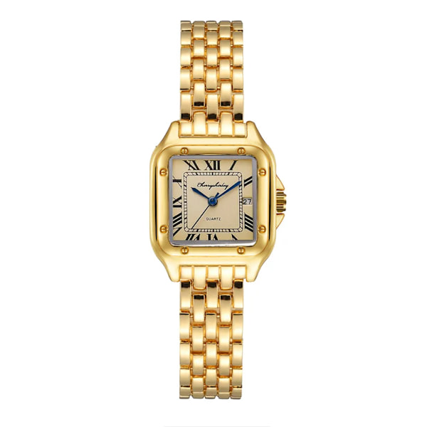 Ny watch Dammode Herrmode Kvartsarmbandsklocka Watch Ny watch Klocka Watch Silver black