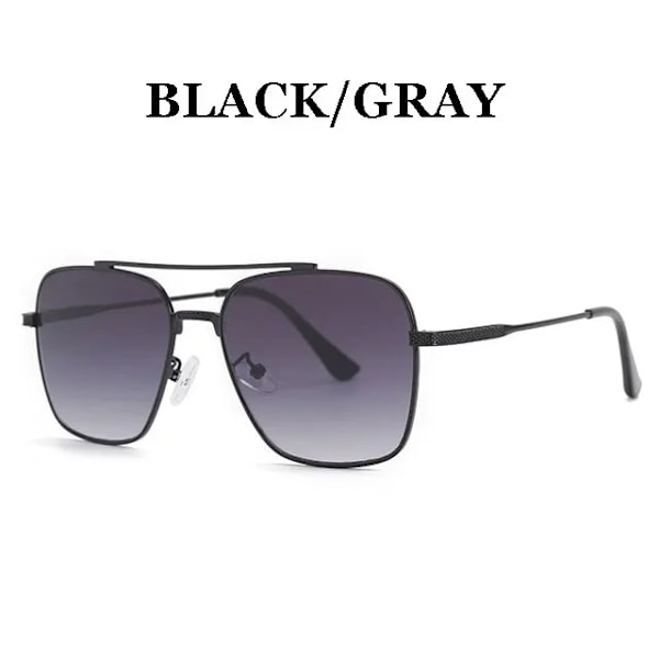 2022 Fashion Flight Seven 007 Rock Style Gradient Pilot Solglasögon för män Fyrkantiga lyxiga varumärkesdesign Solglasögon Oculos De Sol 17340 C2 UV400