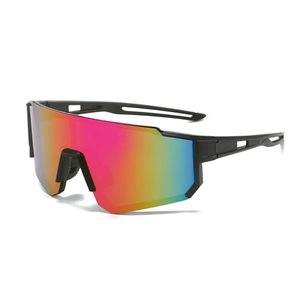 Män Dam Solglasögon Utomhussport Mtb Road Cykling UV-skydd Vindtät polariserad lins Löpning Skidåkning Glasögon Utrustning Purple 1pc