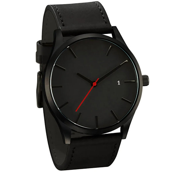 relogio masculino Sport Watch Armbandsur Läder Herrklocka Minimalistiska klockor För män Enkel Designer reloj hombre Type 1