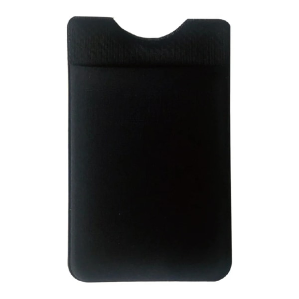 9,9*5,5 cm Dammodeadhesiv Elastisk Lycra Mobiltelefon Case Herr ID Kreditkortshållare Pocket Stick 2019 Black