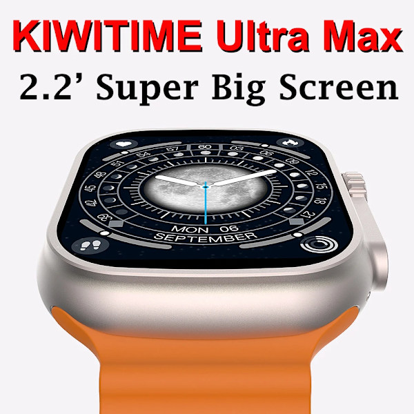KIWITIME Ultra Max Smart Watch 1:1 49mm Storlek 2.2\ BlacknGreenAlpine With Protective Case