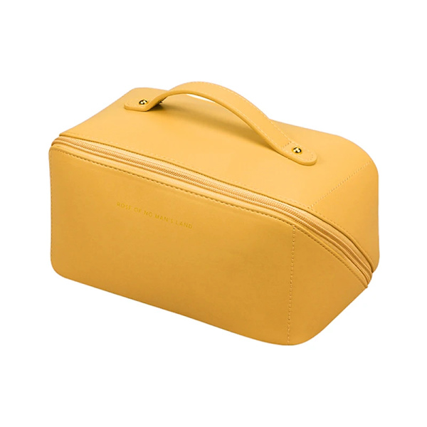 Ins Kudde Kosmetikväska För Kvinnor Stort case Organizer Koreansk kosmetikapåse Rese-necessär Case Yellow