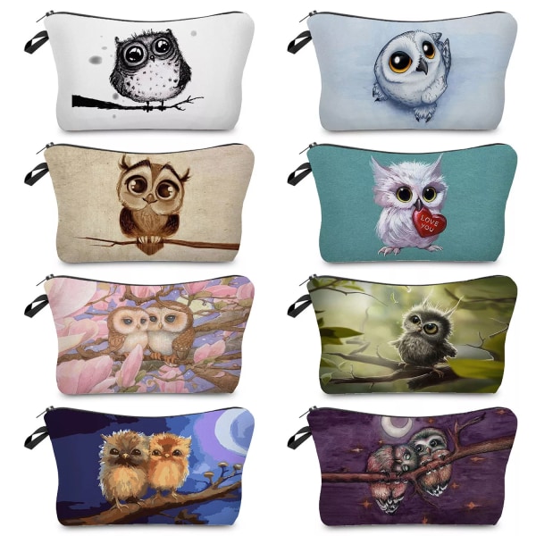 Damer Casual Dam kosmetikaväska Sminkväskor Tecknat Print Bärbar Skollärare Present Eco Återanvändbar toalettväska Resor hz7159 Makeup Bag