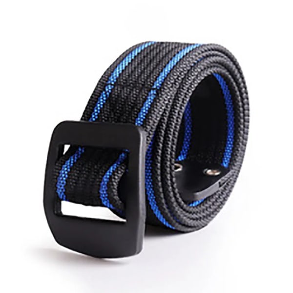 3,8 cm nylon herrbälte Nytt utomhus andningsbart vävt canvasbälte taktiskt pendlare för män Casual midjeband Plast Day Spänne Bälte jun lv hei 110cm