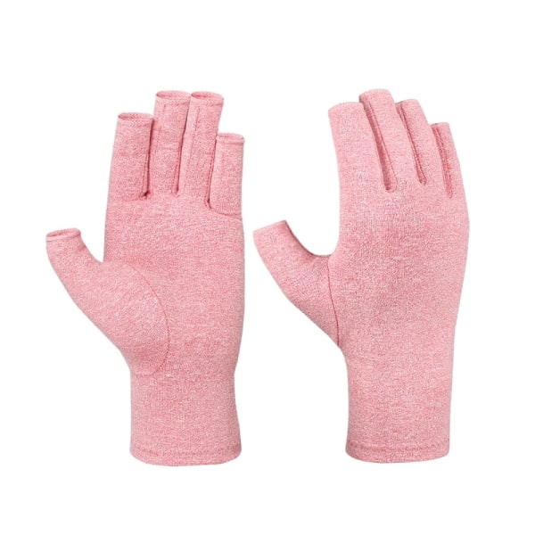 1 par vinterartrithandskar Varma pekskärmshandskar Anti-artritterapi Kompressionshandskar och smärtlindring pink S