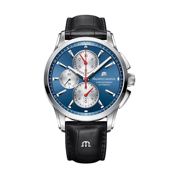 MAURICE LACROIX watch Ben Tao-serien Treögad kronograf Mode Casual Top Lyx läder Watch Relogios Masculinos white