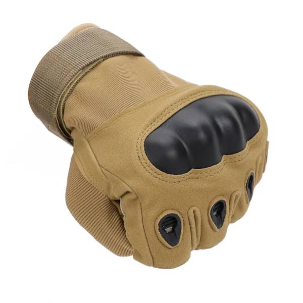 Vinter Helfinger Skyddsskal Army Vantar Antisladd Motorcyklist Paintball Skytte Airsoft Combat Jakt Cykelhandskar black M
