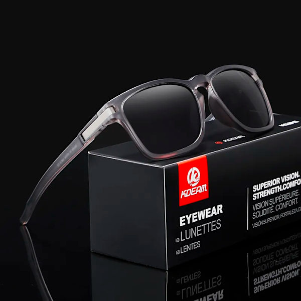 KDEAM Unisex-Fit Design Solglasögon Polarized Clean Look Splittringsbeständiga Solglasögon Män Sport Shades lentes de sol C7