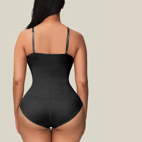 Body Shapewear Kvinnor Helkroppsformare Magkontroll Bantning Skida Butt Lifter Push Up Lår Smalare Magformare Korsett Beige L