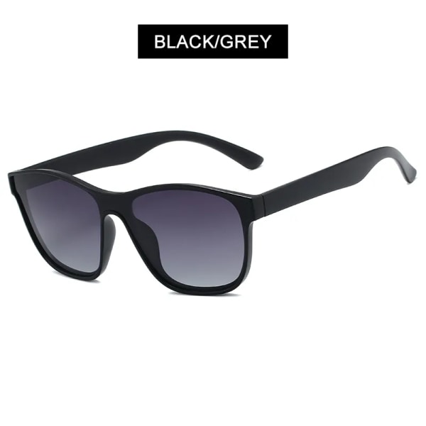 HOOBAN 2023 New Square Polarized Solglasögon Män Kvinnor Mode Fyrkantiga Man Solglasögon Märkesdesign Endelad linsskydd UV400 Black Grey Polarized