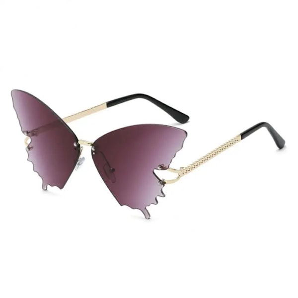 Nya Butterfly Solglasögon Dam Trendiga Ramlösa Glasögon Utomhusglasögon Camping Fiske Solglasögon UV400 Lentes De Sol A5
