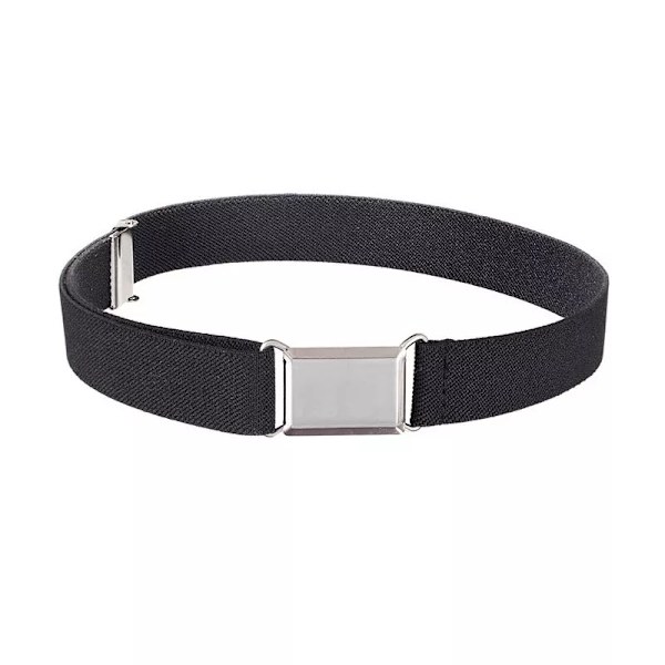 9 stilar toddler för pojkar, flickor, justerbart elastiskt bälte med spänne för barn kids black 60cm