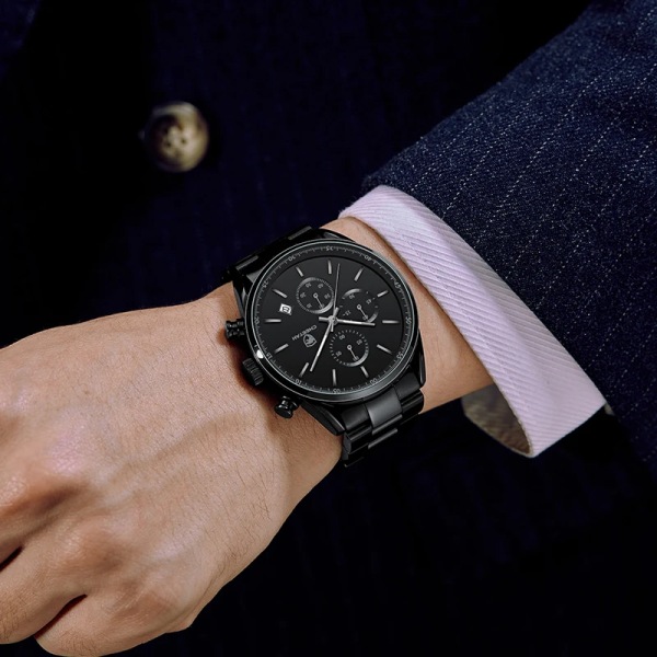 Nya CHEETAH klockor för män Toppmärke Lyxmode Business Quartz Herrarmbandsur i rostfritt stål Vattentät sportklocka B RG With Box