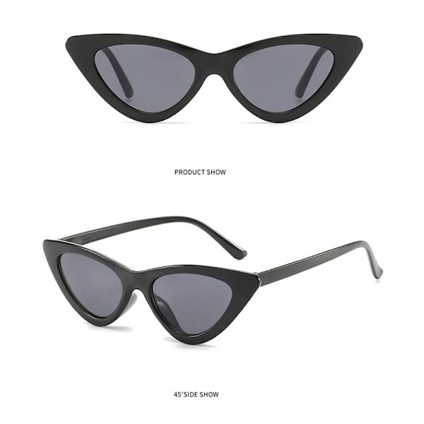 DLIDW Sommarmode Solglasögon Liten båge Okulary UV400 nyanser Polariserade Vintage Glasögon Solskydd utomhus Solglasögon White