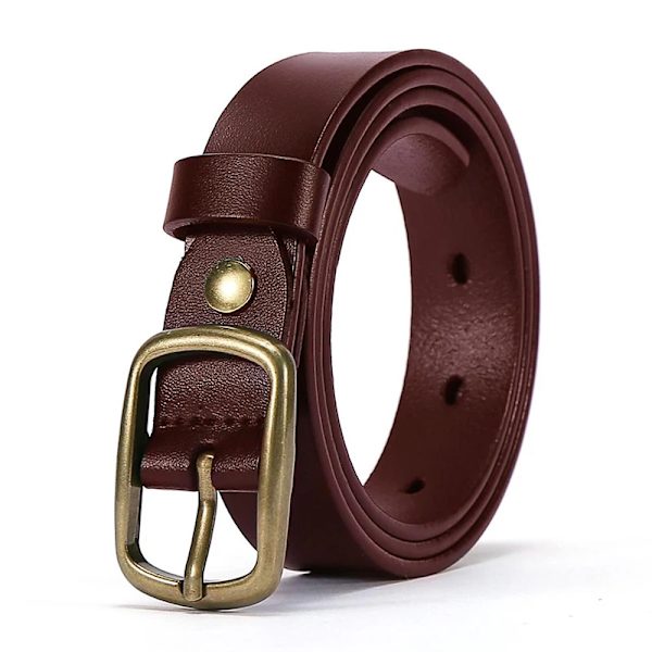 BISONDENIM 2022 New Fashion Classic äkta kohudsläderbälten för kvinna Lyxigt designermärke Bälte Automatiskt spänne N60248-1Z one size