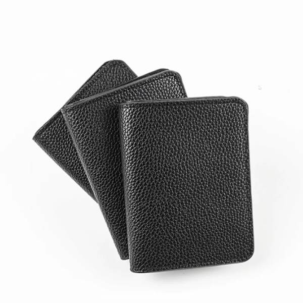 Super Slim Mjuk Plånbok Läder Mini Kreditkort Plånbok Plånbok Korthållare Män Plånbok Tunn Liten grey