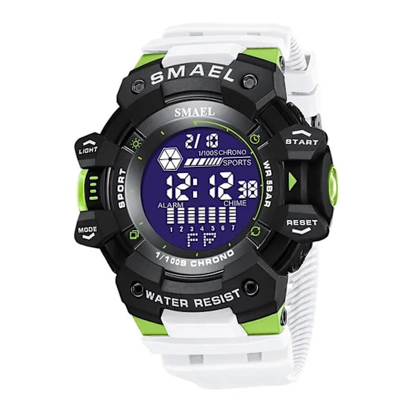 2023 LED digital watch för barn Sport Vattentäta klockor Pojke Flicka Watch Elektronisk klocka Relojes Elektroniska klockor White