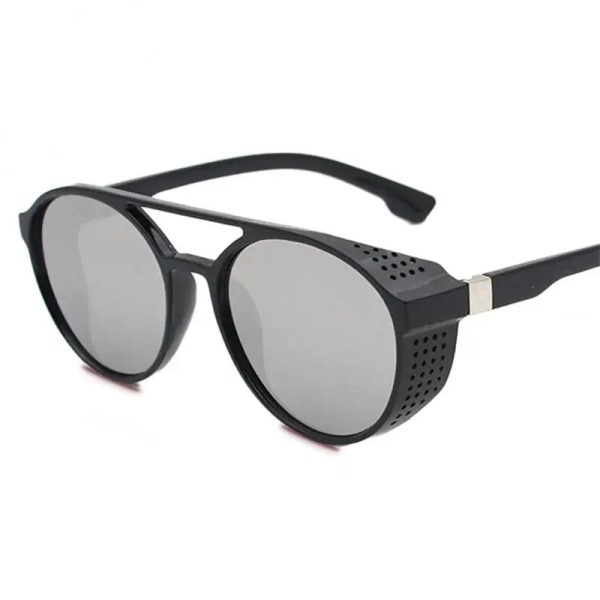 Klassiska Punksolglasögon Retroglasögon för män UV400 Körning Ridglasögon Utomhusklättring Fyrkantig ram Glasögon Fiskeskydd A07 Quicksilver