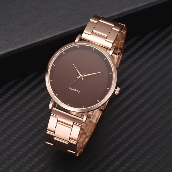 2022 Nya Damklockor reloj mujer Mode Rose Gold Lyx Watch För Kvinnor Business Watch Relogio Feminino Present C
