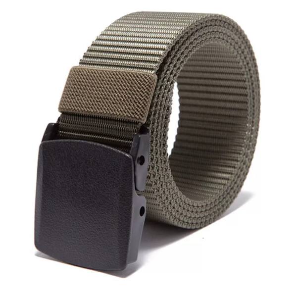 FRALU Automatiskt spänne Nylon Man Army Taktiskt Bälte Herr Militär midja Canvasbälten Cummerbunds Högkvalitetsrem Army Green 125cm