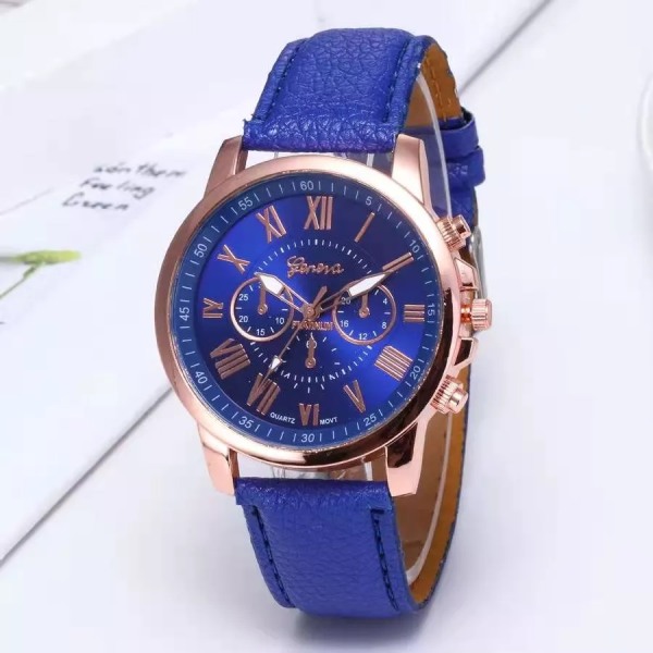 WOKAI BRAND 2020 NYTT Watch Dammode Casual Läderbältsklockor Enkla damklänning Quartz Clock Armbandsur Reloj mujer watch(.187)