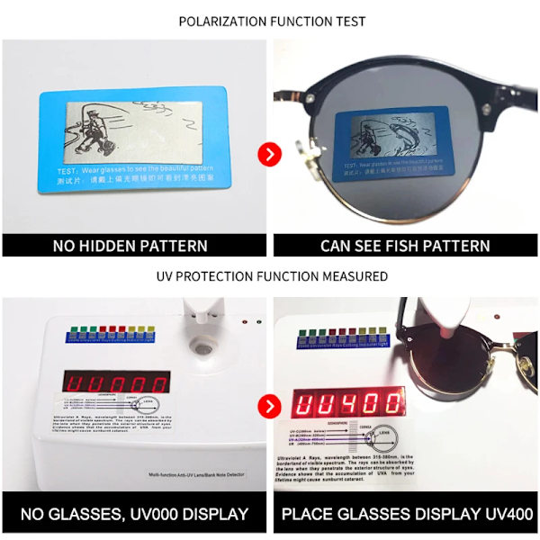 SIMPRECT Polarized Solglasögon Dam UV-skydd Runda solglasögon Män Lyxmärke UV400 Högkvalitativa solglasögon för kvinnor Gold-Leopard tea In picture
