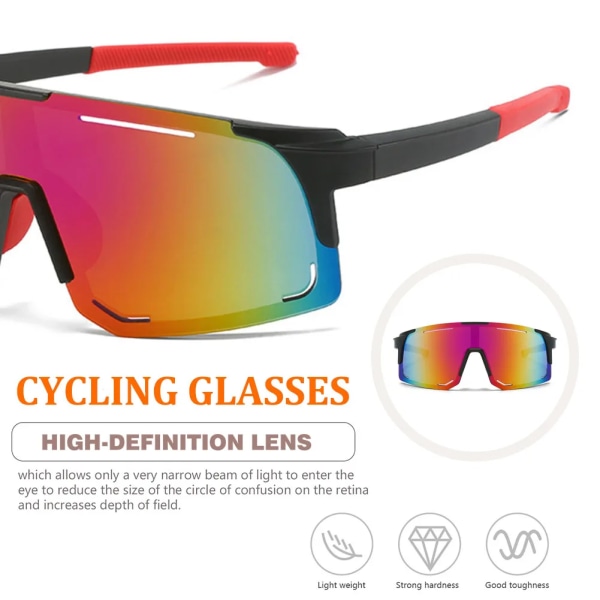 Cykling Solglasögon Män Kvinnor Sport Löpning Fiske Goggle Cykelglasögon MTB Polarized Road Photochromic Racing Cykelglasögon B