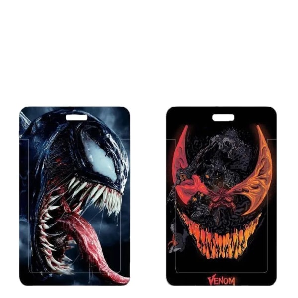 Marvel Hot Movie Venom ID-kortshållare The Avengers Super Heroes Pvc Bankkort Case för pojkar Anti-förlorat remskal Type 17