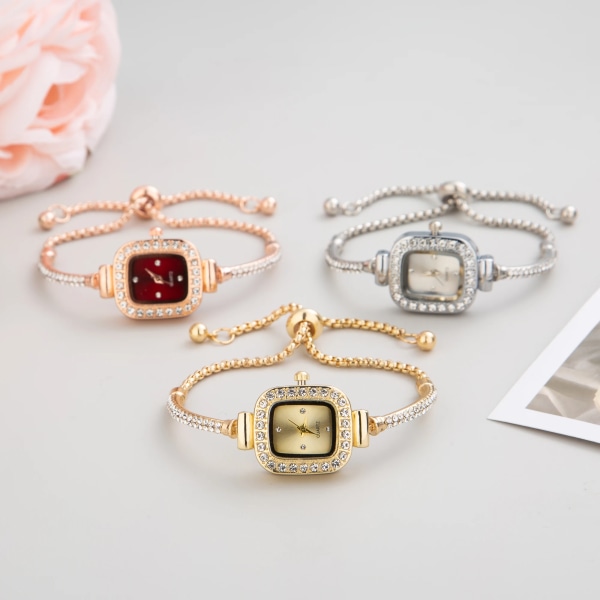 2023 Söta armbandsklockor för kvinnor Watch Mode Quartz Rostfritt stål Damarmbandsur för gratis frakt shown in figure(.576)