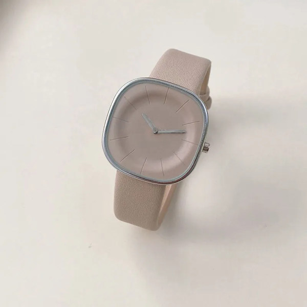 Damklockor Märke Sport Stil Mode Watch Läderklocka Kvinnor Watch Kvinnliga Quartz Armbandsur Montre Femme KQ(.414)
