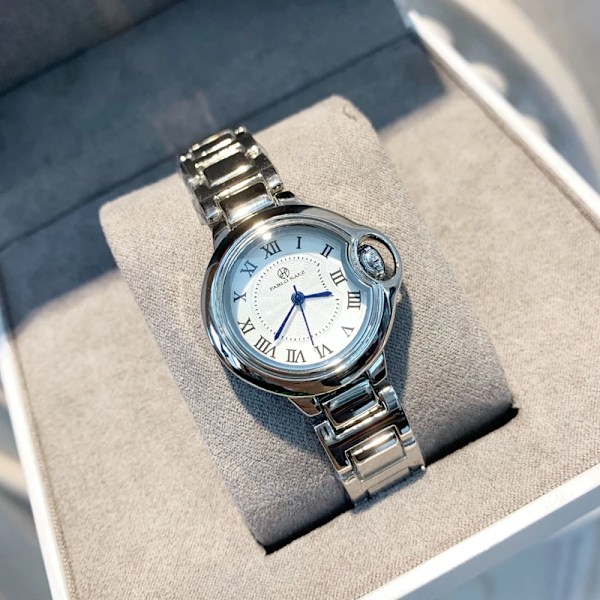 Hot Sell Toppkvalitet Damklockor Man/Kvinnor Relogio Silver Lyx Stål Mode Blå Ballong Armbandsur Reloj Mujer With date Black 42mm