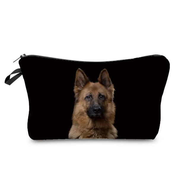 Värmeöverföring Djurmönster sminkväska Söt katt Print Kosmetiska väskor Högkvalitativ organizer Multifunktion Kvinnor Case hz5116 Cat Dog Bag