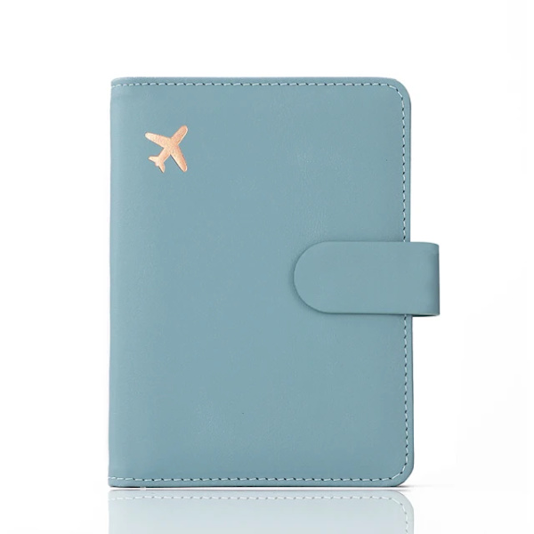 Cover CASE - läder Man Kvinnor Resepasshållare med kreditkortshållarfodral Case style1(.1798)