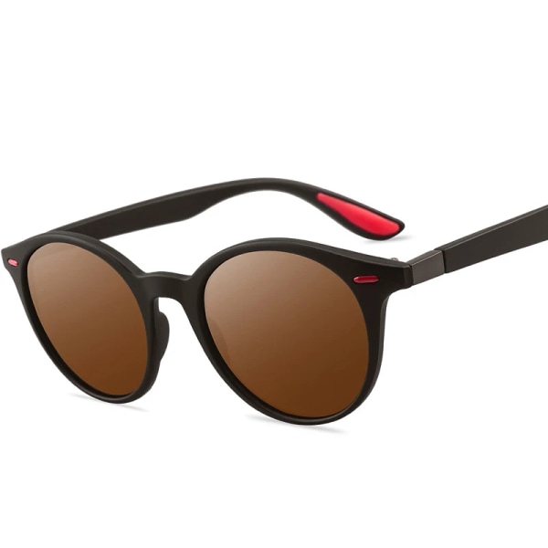 Unisex Retro Rivet Polariserade Solglasögon Mode Oval Ram Solglasögon För män Kvinnor Körskydd Glasögon Gafas De Sol UV400 C1