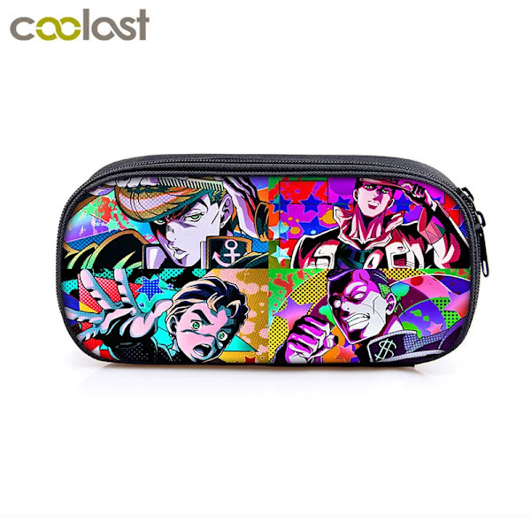 Anime Jojo Bizarre Adventure / Killer Queen Kosmetikfodral Pennhållare Pojkar Flickor Stationär väska Skolmaterial Case dqbbjojo29
