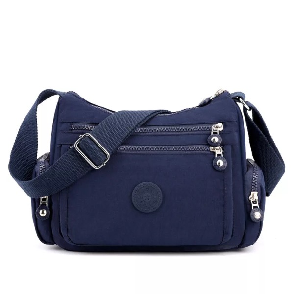 Messenger Bag Causal Kvinnor Axelväska Multi Nylon Kvinna Crossbody-väskor Kvinna Crossbody Moderväska Shoudlerväska Blue 02