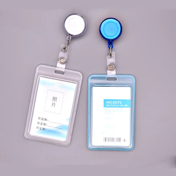 Kvinnor Män Cover Case Transparent Business Kreditkort Bank ID-kort Sleeve Skydda Hållare Case för student c